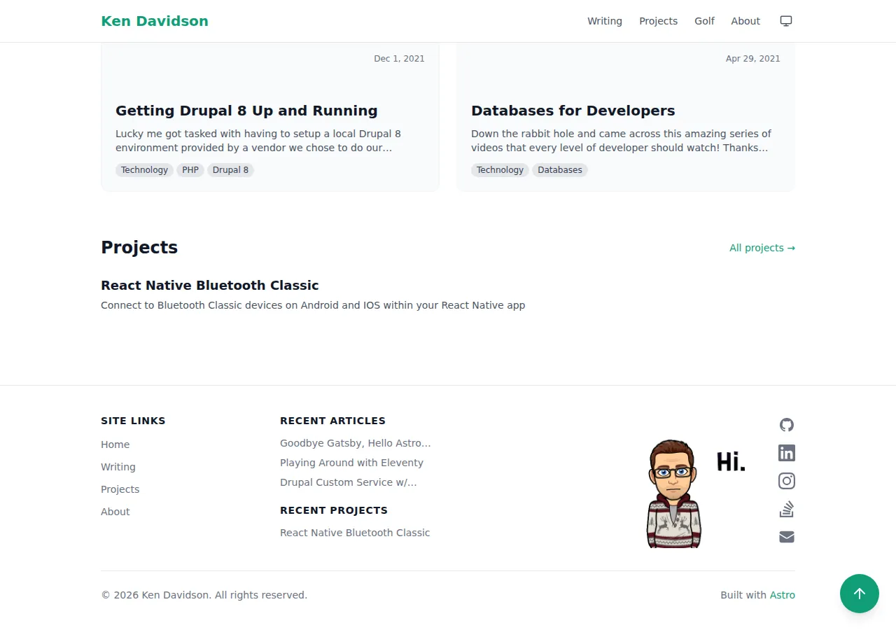 Footer — light mode desktop