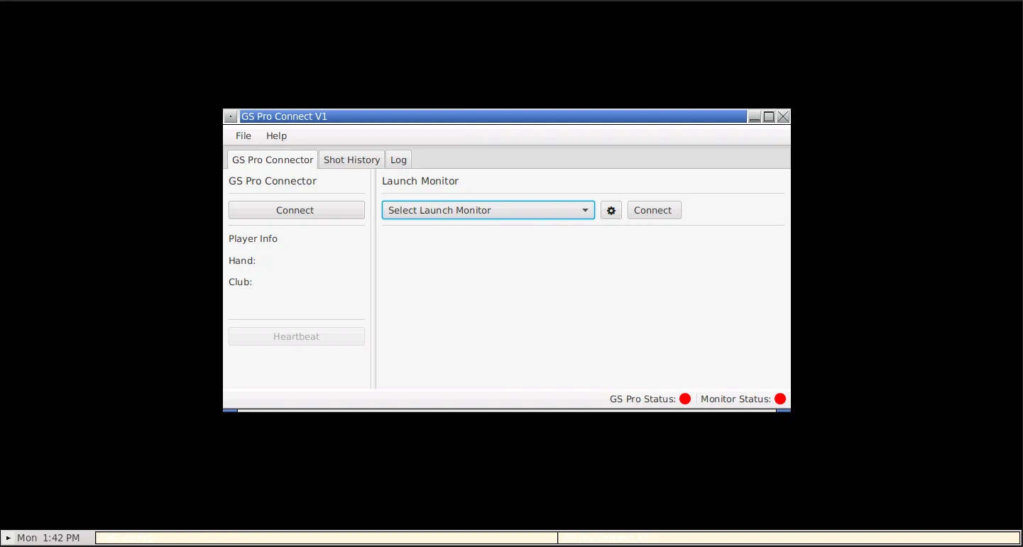 GS Pro Connect JavaFX